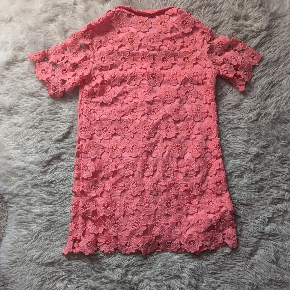 EUC Petal & Pup Tallie Mini Dress in Watermelon - Picture 13 of 16